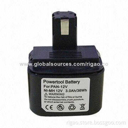 12V/3.0Ah NI-MH replacement battery for Panasonic power tool battery